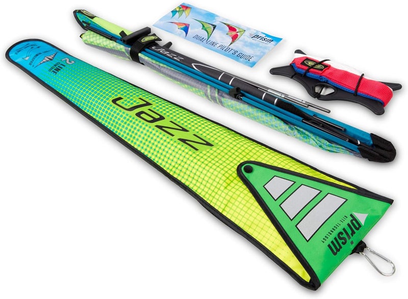 Prism Kite Technology Jazz 2.0 Dual-line Sport Kite Ready to Fly with Flying Lines, Wrist Straps, Winder, Instructions, and Storage Bag - Image 2